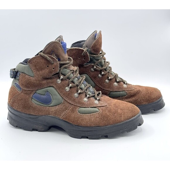 Nike ACG Air Makalu II Boots Mens 11 Vintage 1995 Brown Suede Hiking main image 7